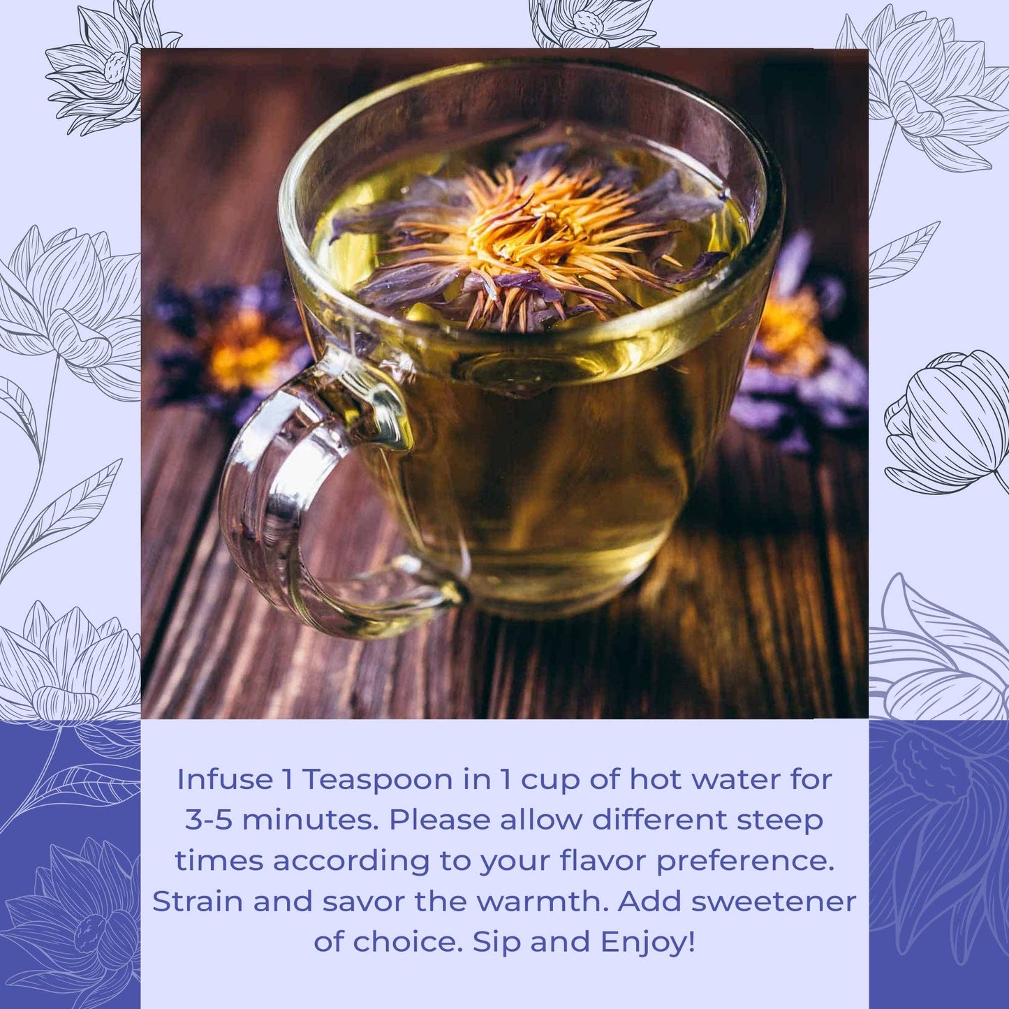 Organic Lotus Whole Flower - The House of Botanicals