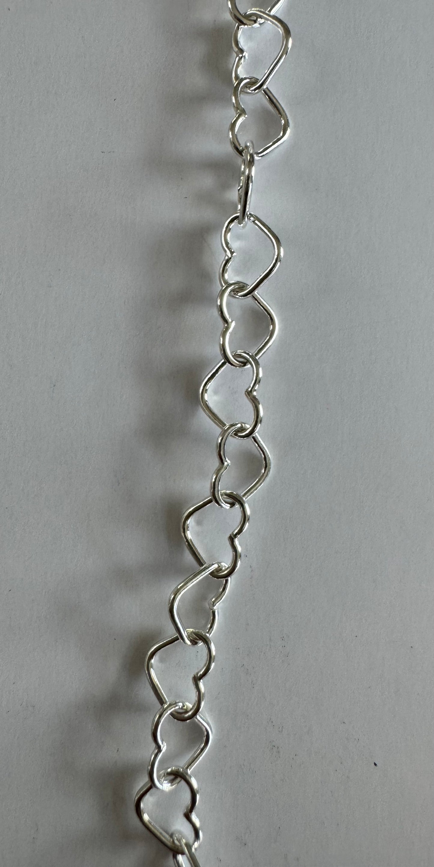 Heart Sterling Chain Anklet