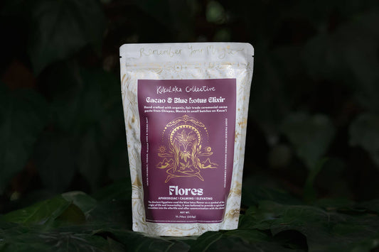 Flores  - Blue Lotus Ceremonial Cacao Elixir: 111g
