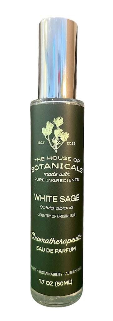 White Sage Aromatherapeutic Eau De Parfum - Aromatherapy Ritual Spray, 50ml
